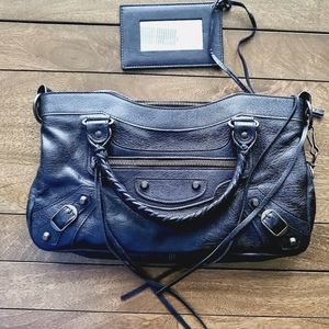 COPY - Balenciaga Agneau Sac+Miroir (Black) Bag with Shoulder